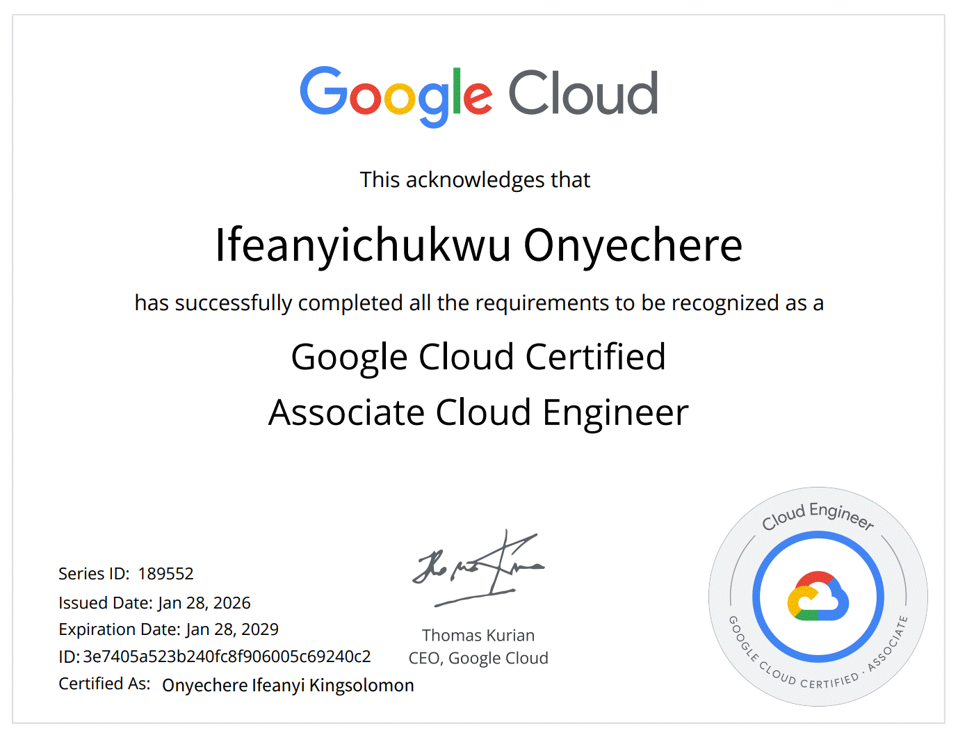 gcp associate cloud engineer
